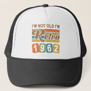 Retro 60. Geburtstag 1962 Truckerkappe