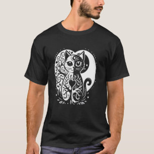 Retro 60er 70er Jahre Stimmung Mandala Baum Leben T-Shirt