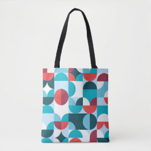 Retro 60er 70er minimalistisches Muster Tasche