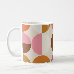 Retro-60er - 70er mit Regenbogensonne Kaffeetasse