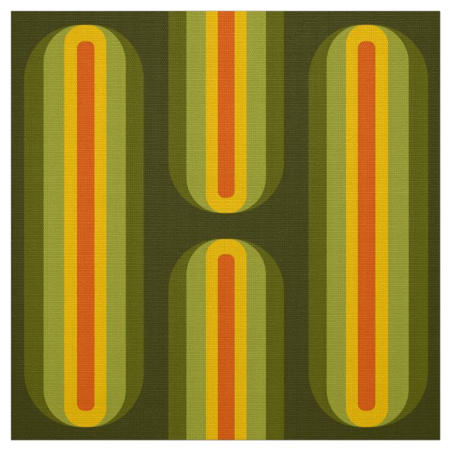 Retro-60er-70er-Muster Stoff (Muster)