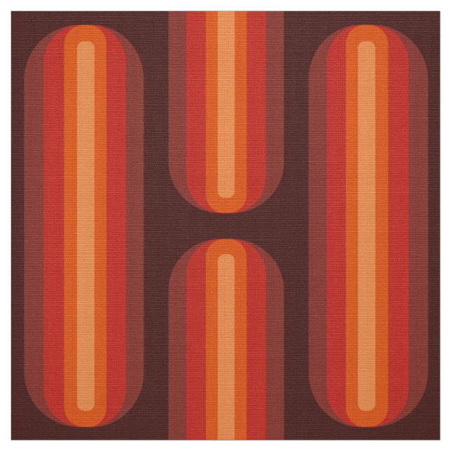 Retro-60er-70er-Muster Stoff (Muster)