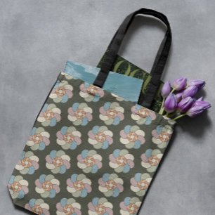 Retro-60er-Florale Tasche
