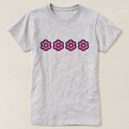 Retro 60er Groovy Blume Muster Blume T-Shirt
