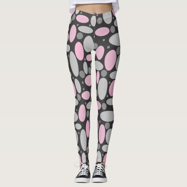 Retro, 60er, Polka-Punkte Leggings (Vorderseite)