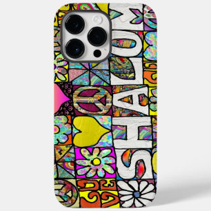 Retro 60er Psychedelic Shalom LIEBE Case-Mate iPho Case-Mate iPhone 14 Pro Max Hülle