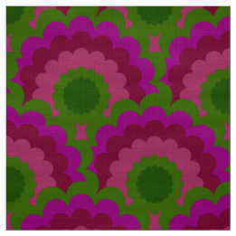 Retro 60s les années 70 tissu Mod motif de pétoncl