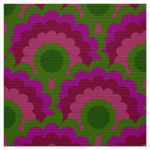 Retro 60s les années 70 tissu Mod motif de pétoncl