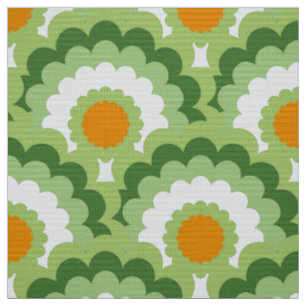 Retro 60s les années 70 tissu Mod motif de pétoncl