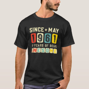 Retro 61. Geburtstagsgeschenk Phantastisch seit Ma T-Shirt