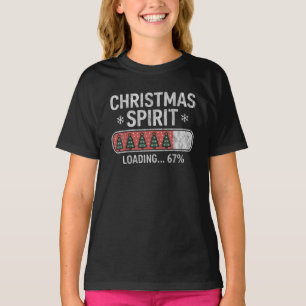 Retro 67 Meme Six Seven Weihnachtsgeist T-Shirt