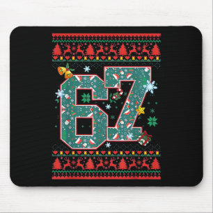 Retro 67 Six Seven Weihnachts-Shirt Meme Mousepad