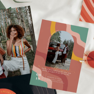 Retro-70   Arch-Foto Save the Date