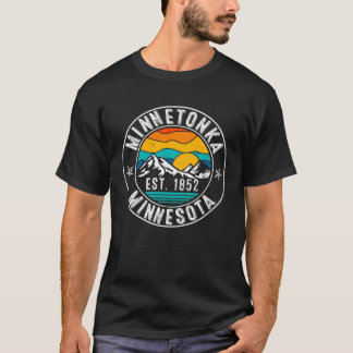 Retro 70er 80er Minnetonka Minnesota MN T-Shirt