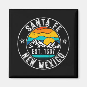 Retro 70er 80er Santa Fe New Mexico Nm Magnet
