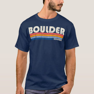Retro 70er 80er Style Boulder Co Mädchen T-Shirt