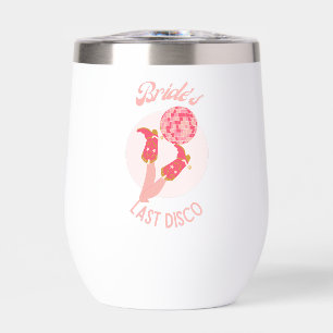 Retro 70er Brides letzter Disco-Junggeselinnen-Abs