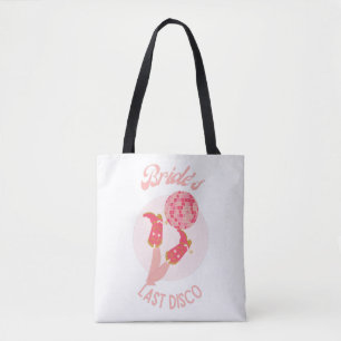 Retro 70er Brides letzter Disco-Junggeselinnen-Abs Tasche