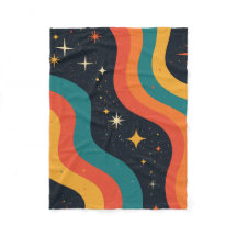 Retro-70er Cosmic Dream Groovy Wavy Design