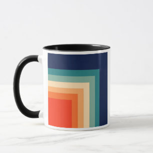 Retro 70er Farbpalette Tasse