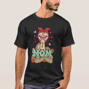 Retro 70er Jahre Blumen Schlange Mutter Mama Oma M T-Shirt
