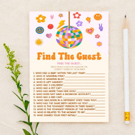 Retro 70er Jahre Groovy Finden Sie das Guest Baby  Briefpapier