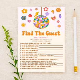 Retro 70er Jahre Groovy Finden Sie das Guest Baby Briefpapier