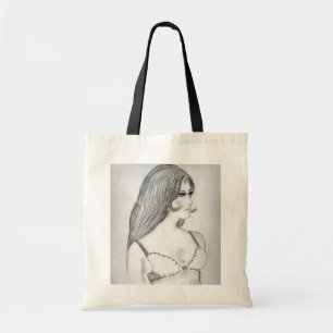 Retro 70er Mode-Modell Tragetasche