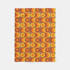 Retro/70er MusterChic Fleecedecke