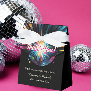 Retro 70er Party Disco Kugel Glanz Glamour Hochzei Geschenkschachtel