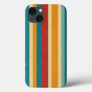 Retro 70er Regenbogenstreifen Vintage iPhone-Hülle Case-Mate iPhone Hülle