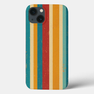 Retro 70er Regenbogenstreifen Vintage iPhone-Hülle Case-Mate iPhone Hülle
