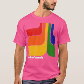 Retro 70er Stilkarten Kanada Fanart T-Shirt