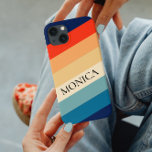 Retro 70er Streifen Groovy Farbblock Personalisier Case-Mate iPhone 14 Plus Hülle<br><div class="desc">Dieses Design kann in dem Bereich personalisiert werden, der durch das Ändern des Fotos und/oder Textes zur Verfügung gestellt wird. Sie können auch angepasst werden, indem Sie auf Vorlage personalisieren klicken und dann auf die Schaltfläche klicken, um weitere Optionen anzupassen, um die Hintergrundfarbe zu löschen oder zu ändern, Text hinzuzufügen,...</div>