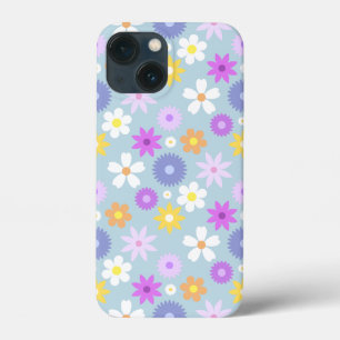 Retro 70er Style Blume Muster Pastellfarben Case-Mate iPhone Hülle