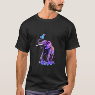 Retro 80er 90er Synthwave Vergiss mich nicht Eleph T-Shirt