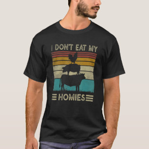 Retro 80er 90er Vegetarier ich nicht essen meine H T-Shirt