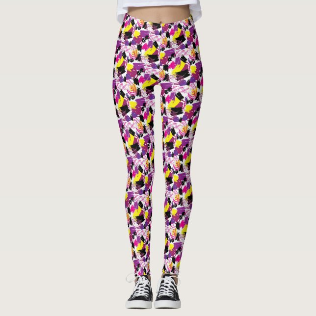 Retro-80er-Ästhetik Leggings (Vorderseite)