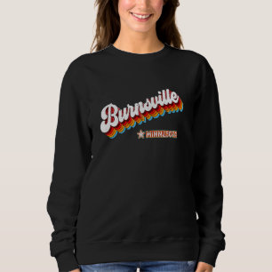 Retro 80er Burnsville Minnesota Mn Sweatshirt