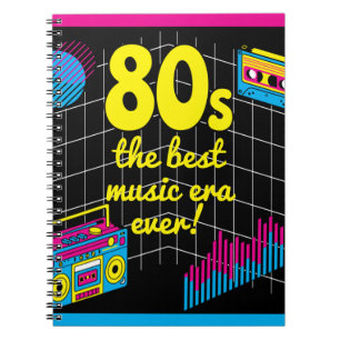 Retro 80er: Die beste Musikära aller Zeiten! Notizblock