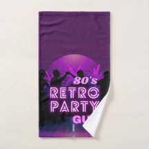 Retro 80er Disco Dance Party Neon Lila Funky