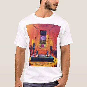 Retro 80er DJ Vibe T - Shirt Design