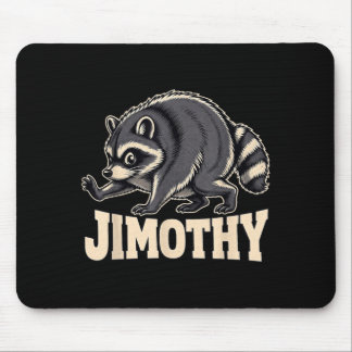 Retro 80er Jimothy Waschbär Design Mousepad