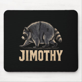 Retro-80er-Jimothy-Waschbär-Kunstwerk Mousepad