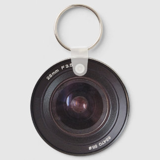 Retro-80er-Kamerasysteme auf einem Keyring Schlüsselanhänger