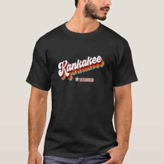 Retro 80er Kankakee Illinois Il T-Shirt
