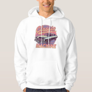 Retro 80er "Klassische Maschine" Oldtimer Hoodie
