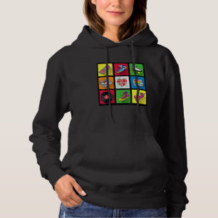 Retro 80er Kostüme Liebe 80er Country Music Hoodie