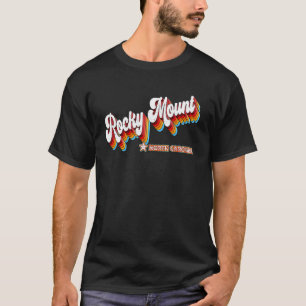 Retro 80er Rocky Mount North Carolina Nc T-Shirt