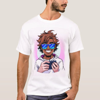 Retro-80er-Spieler – Vaporwave-Stil-Vektor-T-Shirt T-Shirt